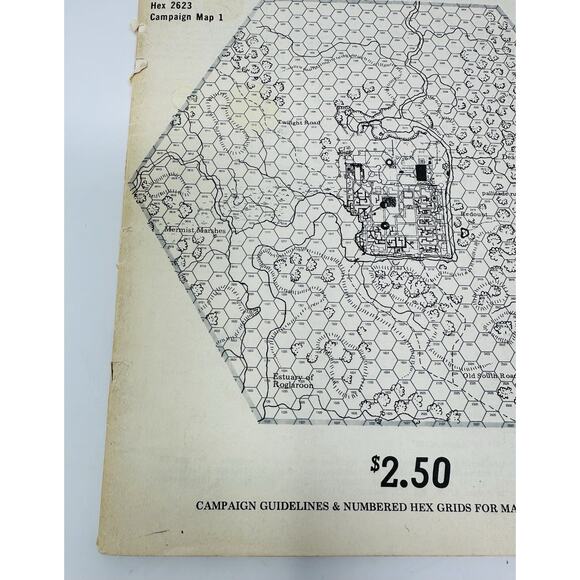 Judges Guild Campaign Hexagon System Dungeons & Dragons 1976 D&D - Picture 9 of 14
